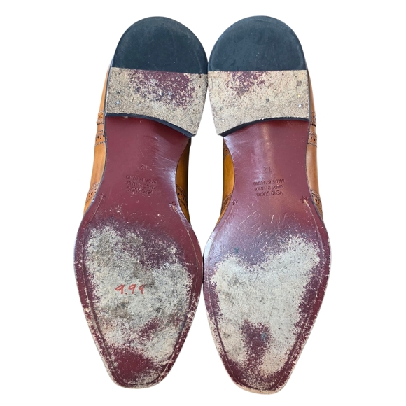 To Boot New York Adam Derrick Brown Leather Wingtip Oxford Dress Shoes Men’s 12 - Picture 8 of 10